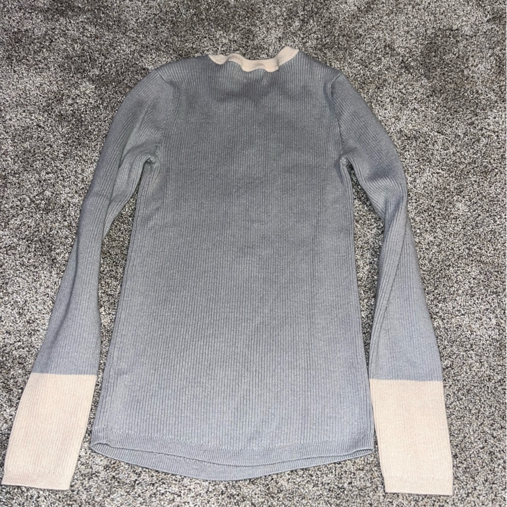 Small Faherty Thermal Cashmere Sweater Euc - image 3
